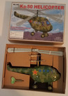 Ka-50 Russian Black Shark Helicopter Ms 465 Tin Wind Up Toy With Key