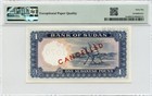 Sudan Bank Of Sudan 1965 Issue 1 Pound  specimen  Pmg-gem-unc-66-epq 