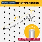 55-piece 4 Inch Pegboard Hooks  Heavy Duty Peg Board Organizer Accessories  Peg