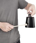 4 Inch Metal Steel Cow Bells Noise Makers Hand Percussion Cowbell With Stick    