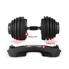 Heavy-duty Adjustable Dumbbell Set 52 5 Lbs     All-inone Home Gym Weight Training