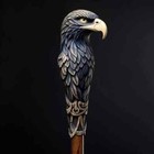 Wooden Walking Stick Hand Carved Beautiful Eagle Wooden Walking Cane
