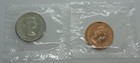 1964 Canada  1   5 Cents  Proof-like  p l  In Mint Cello  2 Coins  Km  49   57