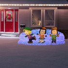 Peanuts Gang Ice Skating 32  3d Led A Charlie Brown Christmas Decor