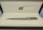 Montblanc Meisterstuck Solitaire Platinum Plated Facet Classique Ballpoint Pen