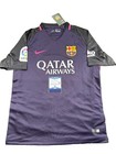 Lionel Messi Signed Fc Barcelona Away Jersey Beckett Coa Autographed  10