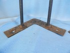 4 Hairpin Table Legs   Vintage   Iron Metal Mcm Mid Century Modern Atomic Black