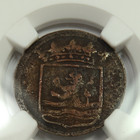 Voc N e  Indies Duit New York Penny Ngc Genuine Coin  53813a