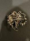 Art Nouveau Silver Calla Lilly Brooch  1890-1910 