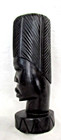 Vintage Hand Carved Iron Wood Carving African Tribal Art Man Figure Statue 6 5 