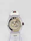 Gucci Women s Sync L White Rubber Strap Quartz Watch - Ya137302   670 Msrp 