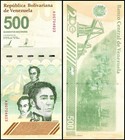 Venezuela 500 Bolivar Digitales  2023-2025  P-121  Used 500 X 20 Pcs