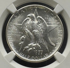 1937-d Texas Classic Commemorative Half Dollar 50c