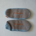 Bombas - Gripper Sherpa Lined Slipper - House Shoe Sock - Light Blue - Medium
