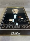 Vtg Framed Frank Sinatra Back At The Sands Poster 1990 Copa Room Atlantic City