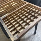 Antique Hamilton Printer s Drawer Letterpress Type Case Shadowbox Free-freight  