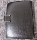 Kate Spade Planner Agenda Organizer 6 Hole Leather Black Pre-owned