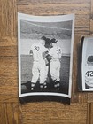 Two Vintage Baseball Photos Double Weight Original Baseball Photos 