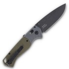 Benchmade Knives Psk 593bk Od Green G10 Gray G10 Cpm-magnacut Stainless Knife