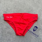 Cabana Pool Boy Custom Embroidery Men Speedo Red Endurance Swim Brief Swimwear