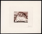 Monaco 1956 50fr Sc  361 Set Of 7 Signed Artist Deluxe Large Die Proofs Scarce