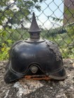 Imperial German Prussian Pickelhaube Helmet Ww1 Era
