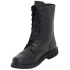 Rothco Mens Black Military Leather Boots  Tactical Combat Uniform Boots - 9 Inch