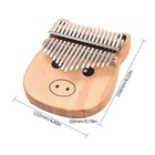 Portable 17-  Piano Pinewood With Carry Bag Tuning Hammer Cleaning Cloth S6r7