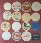 Lot 16 Vtg Beer Coasters Bud Dam Adams Rodney Amstel Delerium Club 216 Balashi