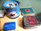 Vintage Lot 9 1920 s-40 s Cigarette And Tobacco Tins Items In Description