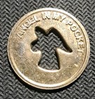 angel In My Pocket  Good Luck - Coin - Token - Bronze 1  X 1  