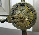 7  Inches  Antique Brass Ship Engine Room Nautical Marine Working Telegraph