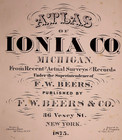 Antique 1875 Map Of The United States  16x24 - a1