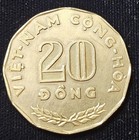 South Vietnam Octagonal 20 Dong 1968 Nickel Clad Steel Coin Au