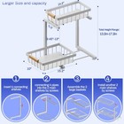 Adbiu 2 Pack Under Sink Organizers And Storage Height Adjustable 2-tier Pull