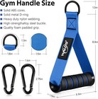 Exercise Handles For Cable Machine Home Gym Pulley Resistance Bands Heavy Duty
