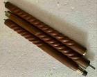 Vintage Style Designer Canes Wooden Spiral Walking Stick Carved 35  Gift