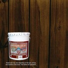 Exterior Wood Stain And Sealer 5 Gallon Dark Walnut Protective Finish For Decks
