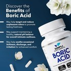60 Boric Acid Suppositories For Women   Bv Treatment For Women   Ph Balance Pill