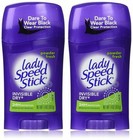 Lady Speed Stick Antiperspirant Deodorant Invisible Powder Fresh 1 4oz 2 Pack