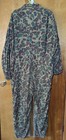 Vintage Camouflage Camo Deer Hunting Coveralls Light Weight Made In Hong Kong 