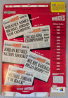 Michael Jordan Wheaties  jordan s Back  18oz Flat Cereal Box 1995 Vintage