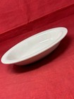 Vtg Buffalo China White Restaurantware Oval Ceramic Bowl 10 5  X 7 5 8  Usa Made
