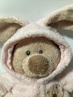 Rare Ty Pluffies Love To Baby Small  Pink Bunny Pajamas Plush Teddy Bear