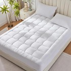4 Inches Thick Mattress Topper Quilted Cooling Mattress Topper Pad Mattress Topp