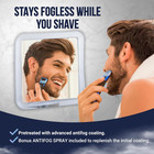 Fogless Shower Mirror For Shaving With Upgraded Suction  Anti Fog Shatterproof S