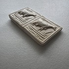 Vintage Clay Butter Mold Cookie Stamp Cows cattle animals Design