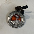 Pebble Beach Resorts 1919 Medallion Leather Strap 2-sided Deluxe Metal Bag Tag