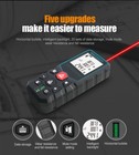 Mileseey 328 Ft Laser Distance Measure With Bubble Level M in ft 2 Aaa Batteries