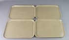 4 Vintage Cambro 15-3 Camtray Beige Cafeteria Lunch Tray 16x12 Nsf